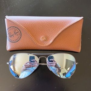 Ray-Ban Aviator Mirrored Lenses - Silver